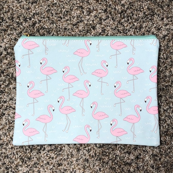 Crystal Avenue Handbags - Flamingo Makeup Bag